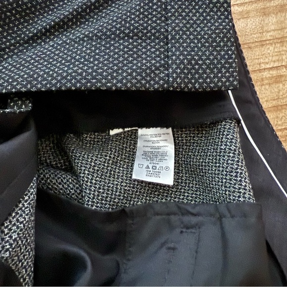 Ann Taylor Black Textured Women's Trousers Dress Pants Career Business Casual - Picture 7 of 8